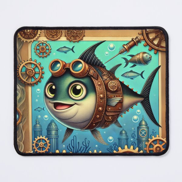 Item preview, Steampunk Yellowfin Tuna designed and sold by Sillytoe.