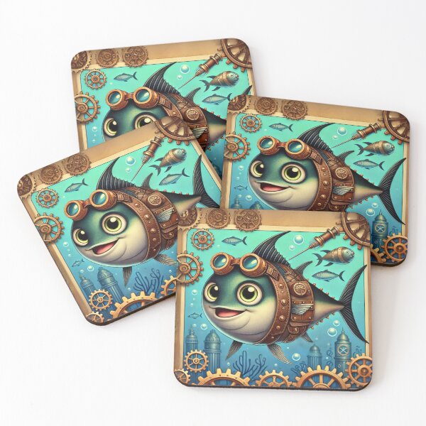 Item preview, Steampunk Yellowfin Tuna designed and sold by Sillytoe.