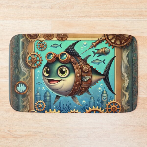 Item preview, Steampunk Yellowfin Tuna designed and sold by Sillytoe.