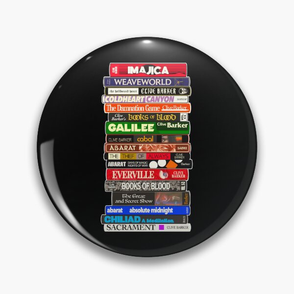 Artikelvorschau, Clive Barker Best Of-Sammlung Bücherstapel entworfen und verkauft von acquiesce13.