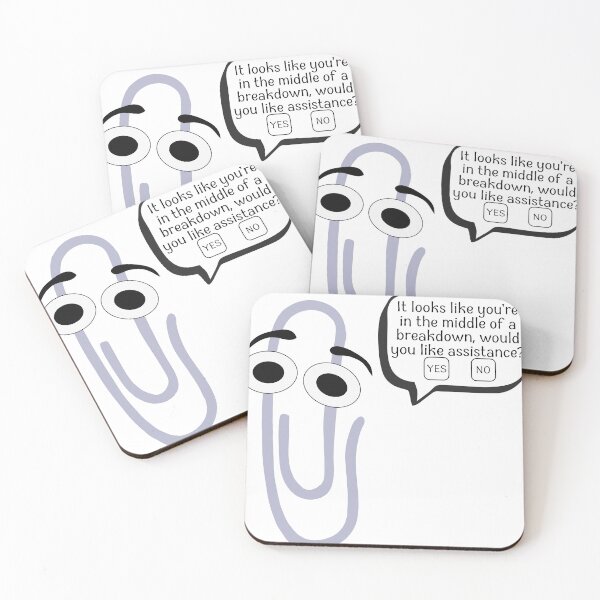 Item preview, Mental Break Down Clippy designed and sold by fantasyimprint.