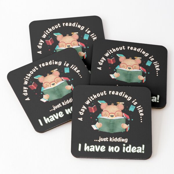 Item preview, A day without reading is like Book Lover designed and sold by CharismaSklep.
