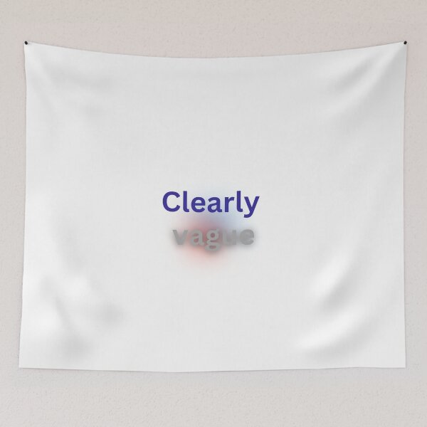 Item preview, Clearly vague designed and sold by Monem-RASH.