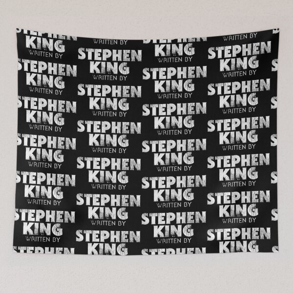 Item preview, Written By Stephen King - Retro Horror Movie Books Fan designed and sold by acquiesce13.
