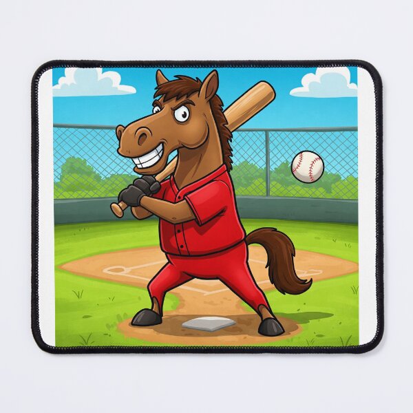 Item preview, baseball horse designed and sold by browncis1shop.