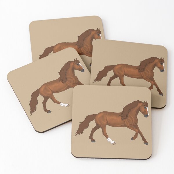 Item preview, Cantering Chestnut Ranch Horse designed and sold by DappledMoon.