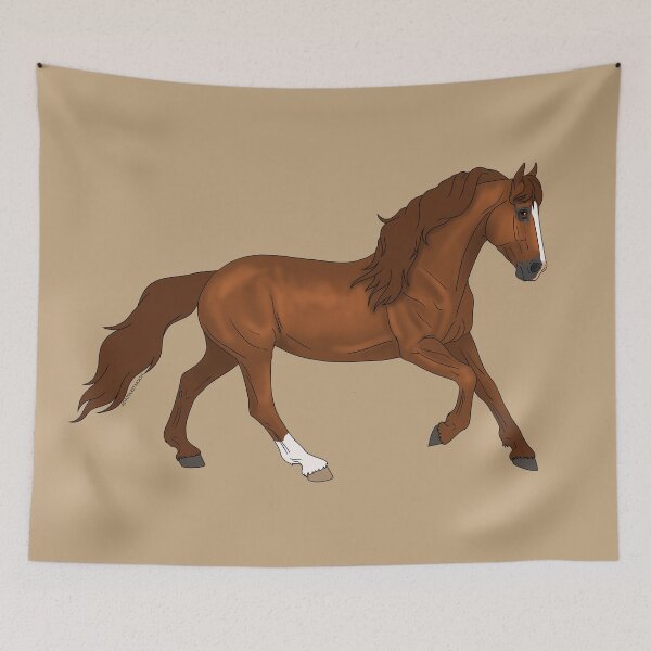 Item preview, Cantering Chestnut Ranch Horse designed and sold by DappledMoon.