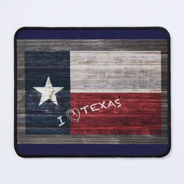 Item preview, I Love Texas Rustic Flag Weathered Wood designed and sold by art64.