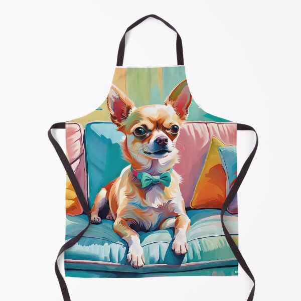 Artikelvorschau, Chihuahua-Porträtkunst entworfen und verkauft von Bow Wow Pop Art.