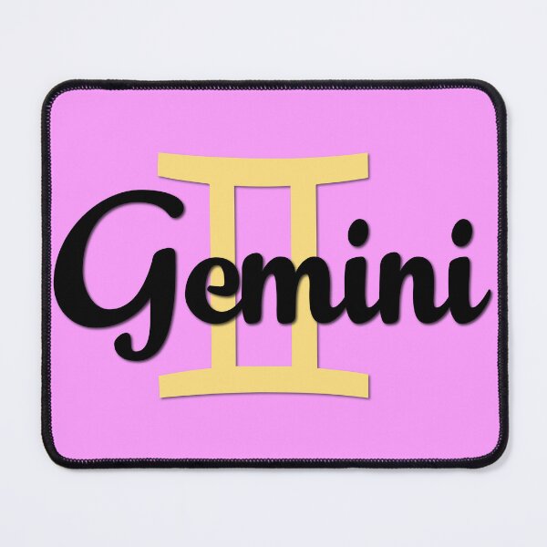 Item preview, Gemini Air - Black Font pink designed and sold by LizzyPrittyArts.