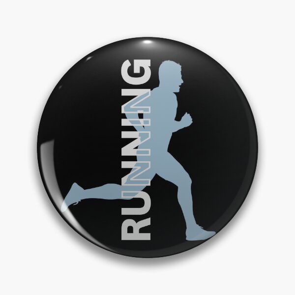 Item preview, Running Man Silhouette Athletic Design for Runners designed and sold by SimpleUla.