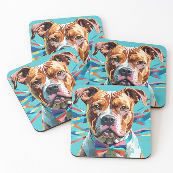 Item preview, Staffordshire Bull Terrier Art designed and sold by Bow Wow Pop Art.