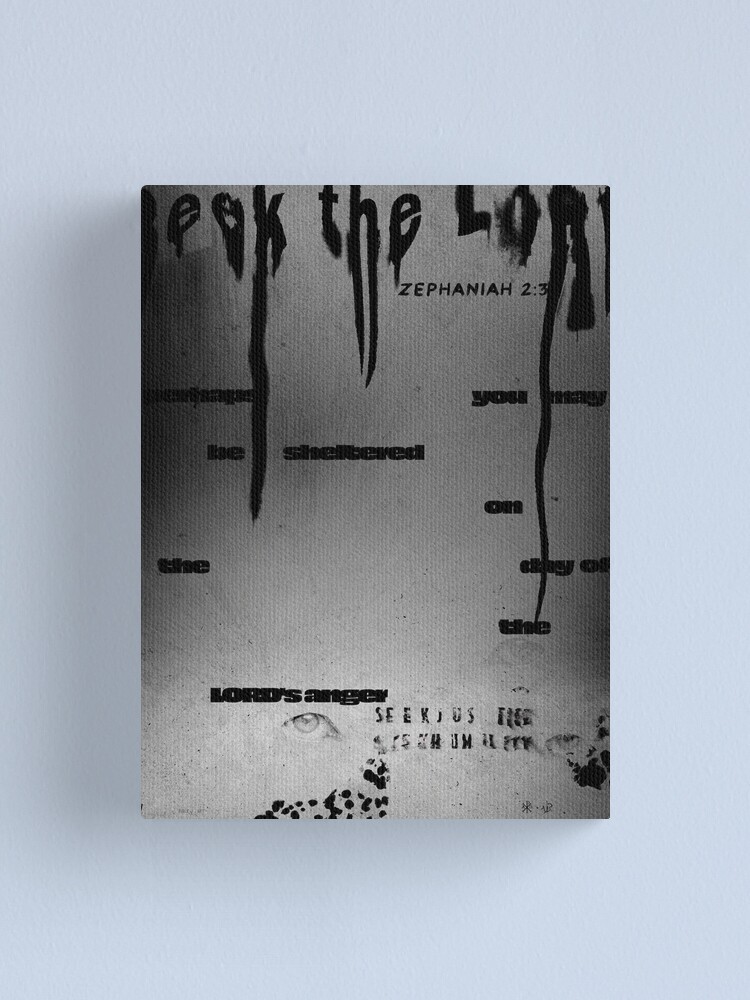 Thumbnail 1 of 3, Canvas Print, Seek the Lord designed and sold by nathanblixt.