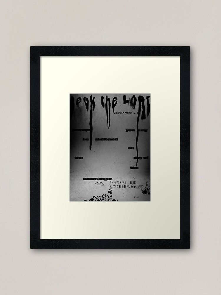 Thumbnail 1 of 7, Framed Art Print, Seek the Lord designed and sold by nathanblixt.