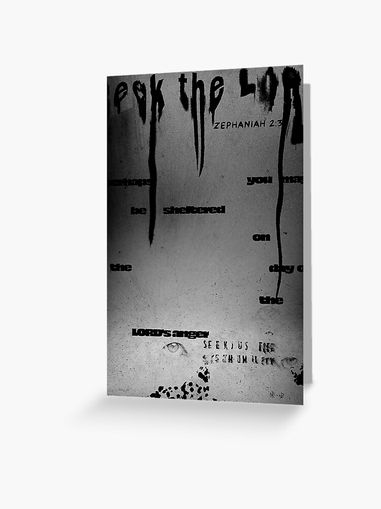 Thumbnail 1 of 2, Greeting Card, Seek the Lord designed and sold by nathanblixt.