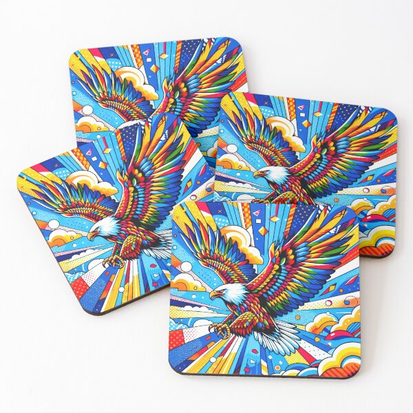 Artikelvorschau, Adler im Pop-Art-Stil entworfen und verkauft von Dogandesighn.