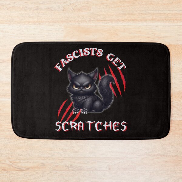 Item preview, Fascists Get Scratches, Grumpy Cat, Resist, USA designed and sold by desireedickens.