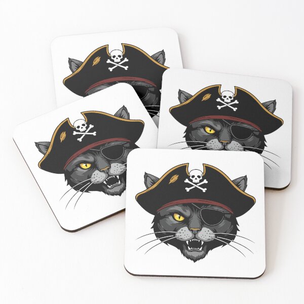 Item preview, Cat Pirate Face designed and sold by cc_art.