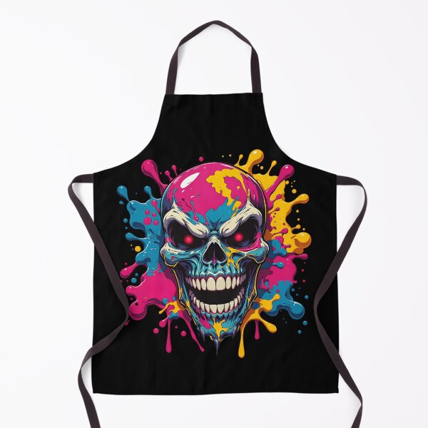 Item preview, Colorful skull designed and sold by Sopilka.