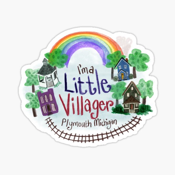 Little Villager Sticker