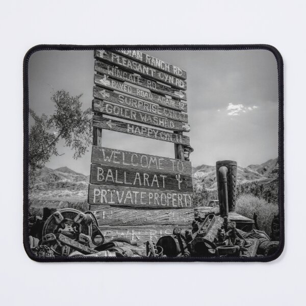 Item preview, Ballarat Ghost Town, Outside Death Valley, California 7 BW designed and sold by jrtwynam.