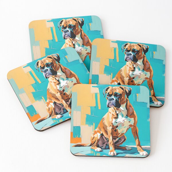 Item preview, Boxer Dog Art designed and sold by Bow Wow Pop Art.