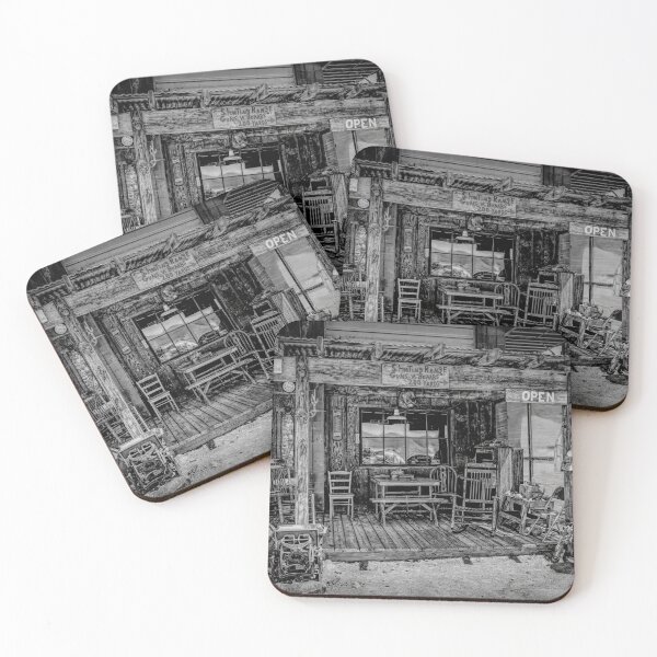 Item preview, Ballarat Ghost Town, Outside Death Valley, California 8 BW designed and sold by jrtwynam.