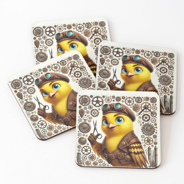 Item preview, Steampunk Yellowhammer designed and sold by Sillytoe.