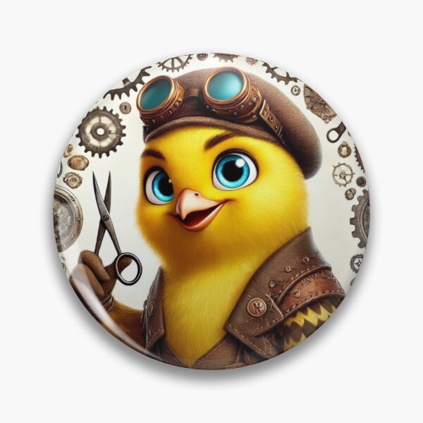 Item preview, Steampunk Yellowhammer designed and sold by Sillytoe.