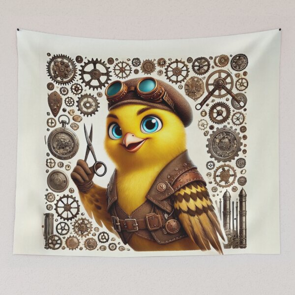 Item preview, Steampunk Yellowhammer designed and sold by Sillytoe.