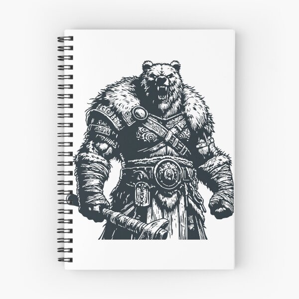 Item preview, Viking Warrior Bear Outline Vintage designed and sold by TomFrontierArt.