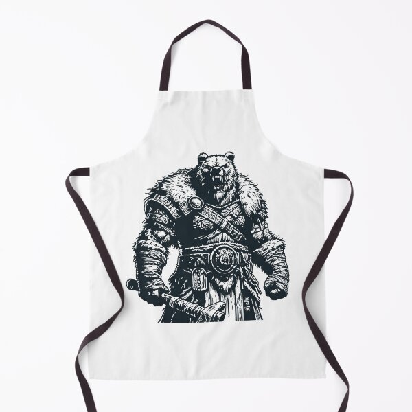 Item preview, Viking Warrior Bear Outline Vintage designed and sold by TomFrontierArt.