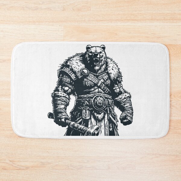 Item preview, Viking Warrior Bear Outline Vintage designed and sold by TomFrontierArt.