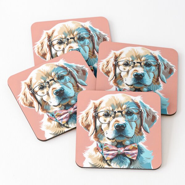 Item preview, Golden Retriever Puppy Art designed and sold by Bow Wow Pop Art.