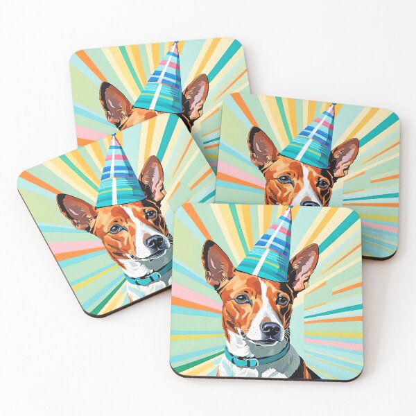 Item preview, Basenji Dog Art designed and sold by Bow Wow Pop Art.