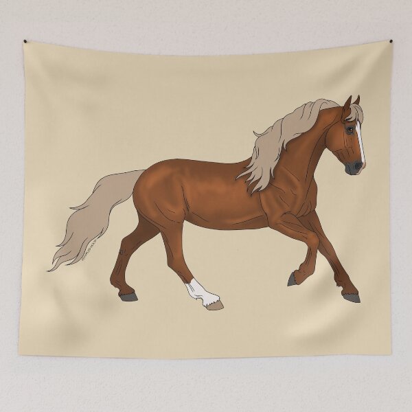 Item preview, Cantering Sorrel Ranch Horse designed and sold by DappledMoon.