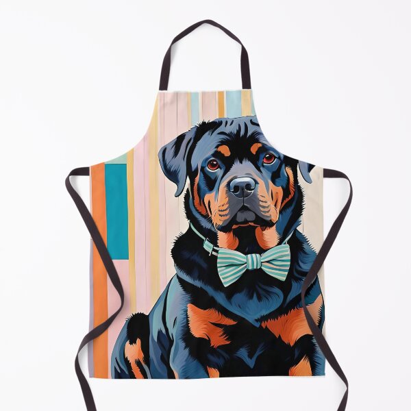 Artikelvorschau, Rottweiler-Hundekunst entworfen und verkauft von Bow Wow Pop Art.