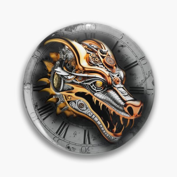 Item preview, Steampunk retro style dragon designed and sold by Drone-tees.