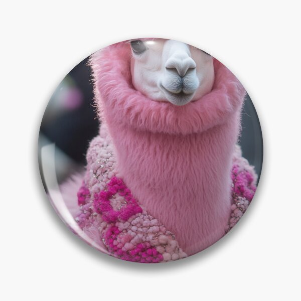 Item preview, Festive pink alpaca on display designed and sold by anytka.