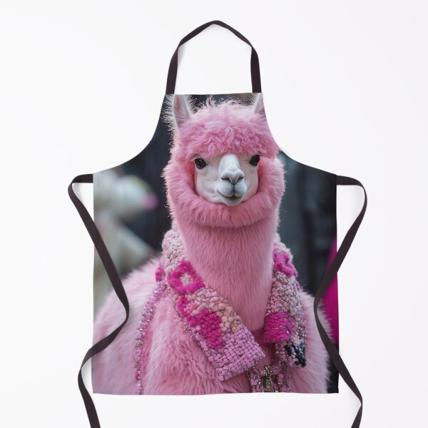 Item preview, Festive pink alpaca on display designed and sold by anytka.