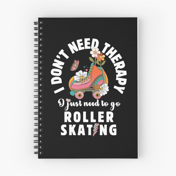 Item preview, Groovy Floral Roller Skate, I Don't Need Therapy I Just Need To Go Roller Skating designed and sold by GroovyFusion.