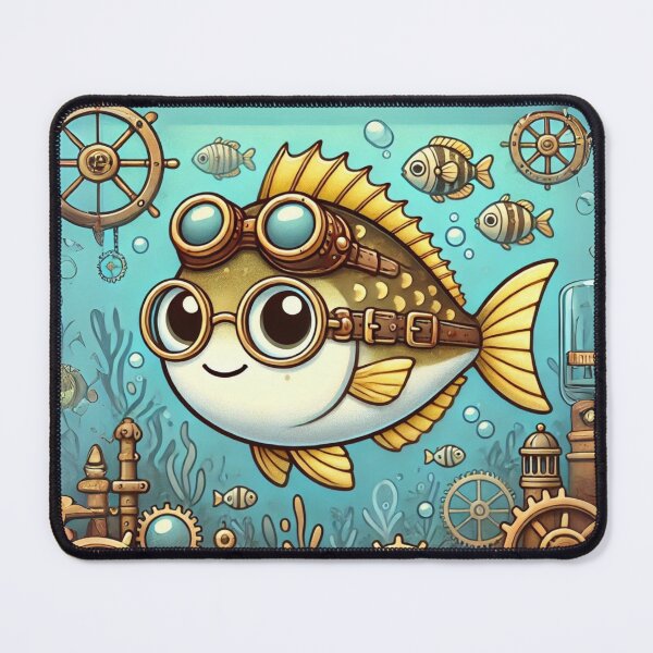 Item preview, Steampunk Yellowtail Snapper designed and sold by Sillytoe.