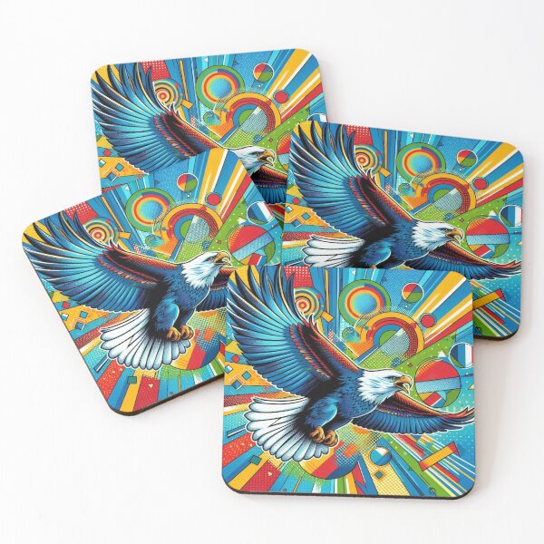 Item preview, pop art style eagle designed and sold by Dogandesighn.