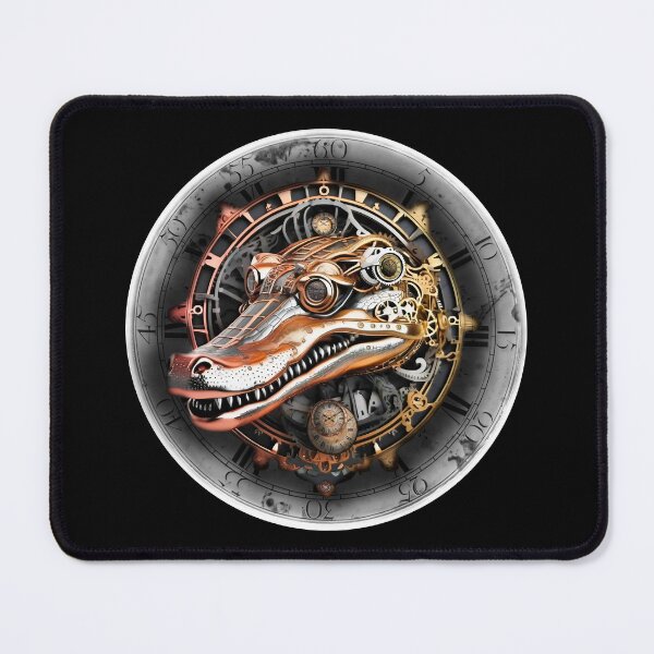 Item preview, Steampunk retro style crocodile designed and sold by Drone-tees.