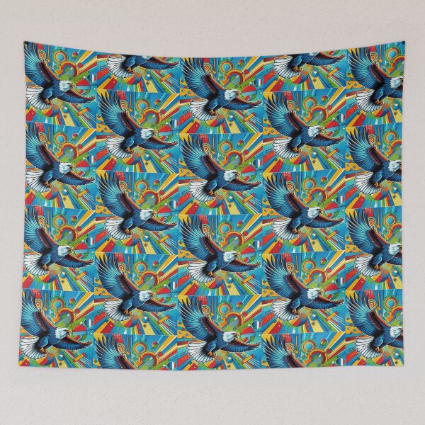 Item preview, pop art style eagle designed and sold by Dogandesighn.
