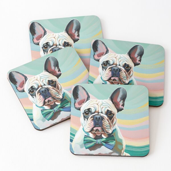 Item preview, French Bull Dog Portrait Art designed and sold by Bow Wow Pop Art.
