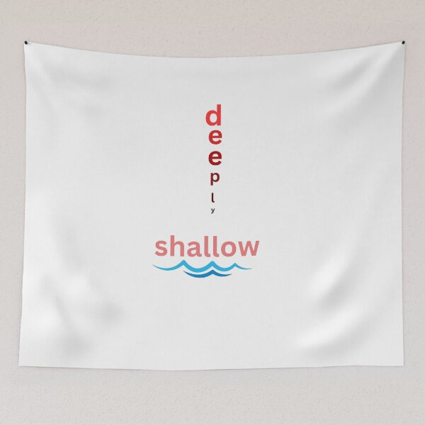 Item preview, deeply shallow designed and sold by Monem-RASH.