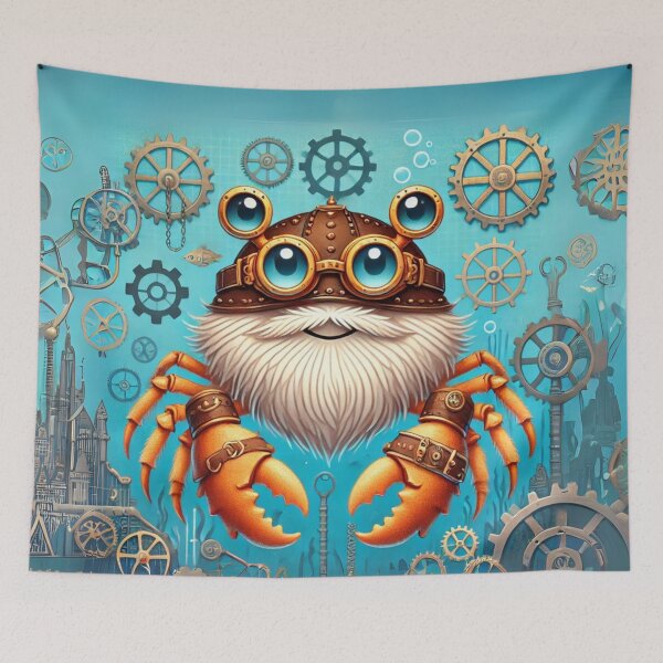 Item preview, Steampunk Yeti Crab designed and sold by Sillytoe.