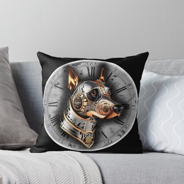Item preview, Steampunk retro style Doberman pinscher dog designed and sold by Drone-tees.