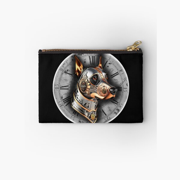 Item preview, Steampunk retro style Doberman pinscher dog designed and sold by Drone-tees.